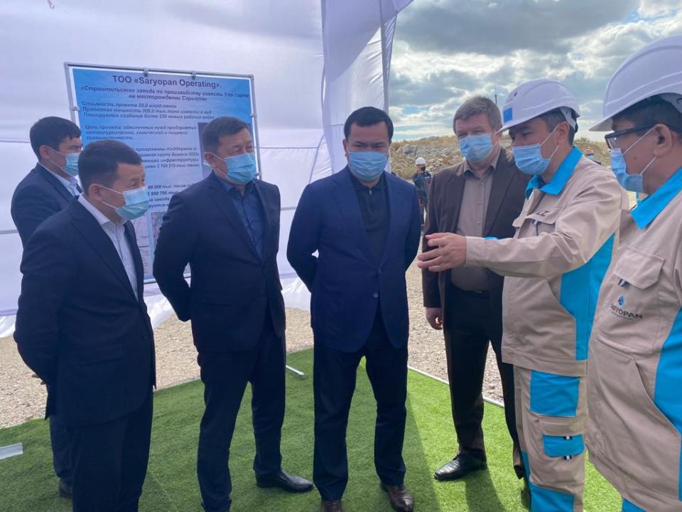 В Карагандинской области будут производить высокосортную известь