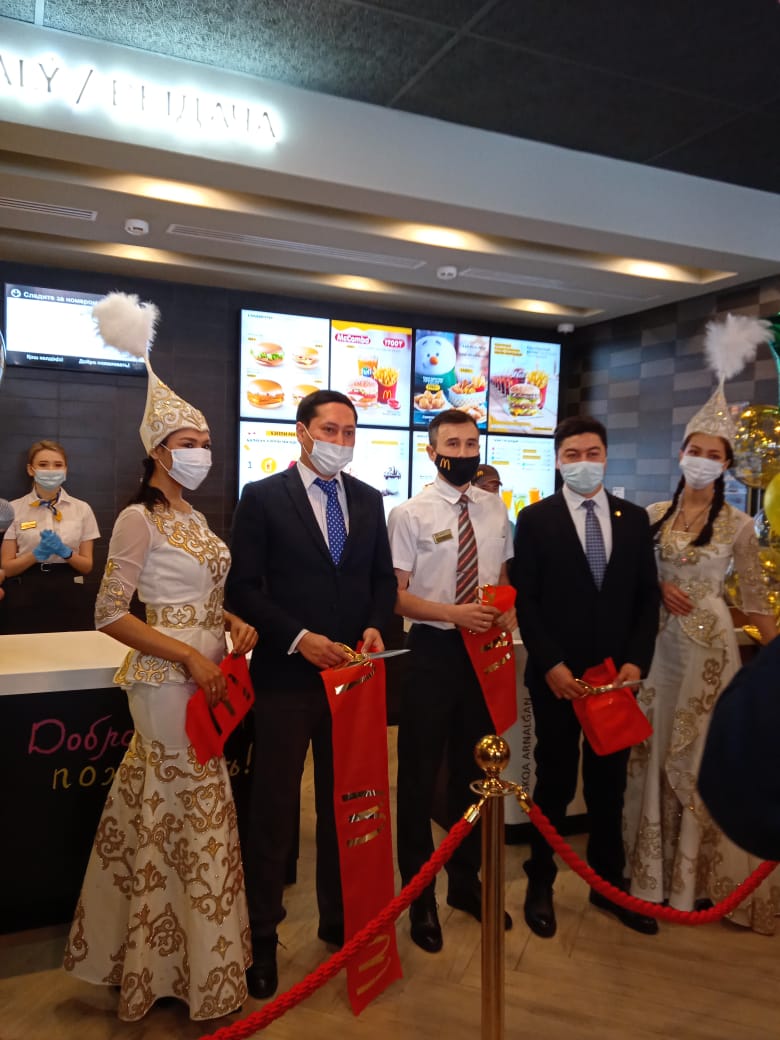 Открытие первого ресторана McDonald’s® в городе Караганда