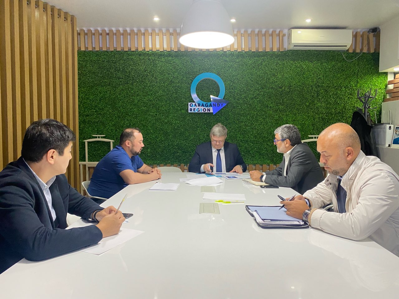 «Сарыарқа» ӘКК « АҚ өкілдерінің ERG International Group өкілдерімен кездесуі «Сарыарқа» ӘКК « АҚ өкілдерінің ERG International Group өкілдерімен кездесуі
